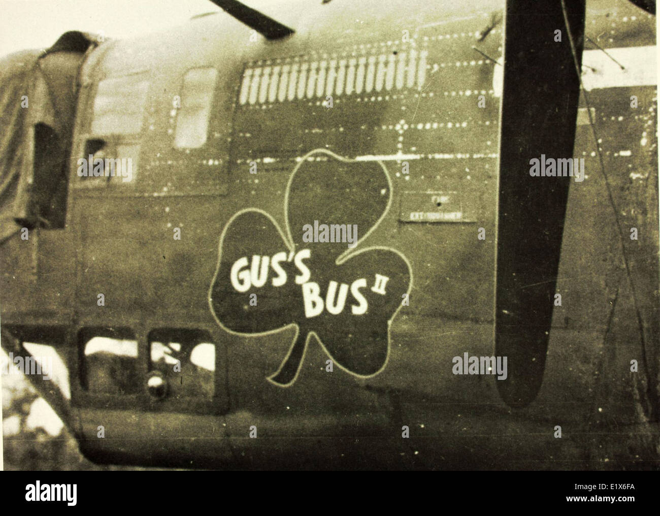 380th Bomb Group Consolidated B-24 Liberator Stock Photo