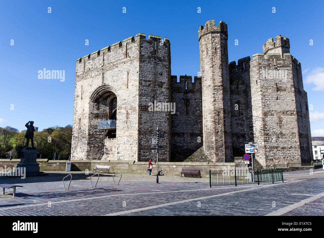 Castles of king edward in gwynedd hi-res stock photography and images ...