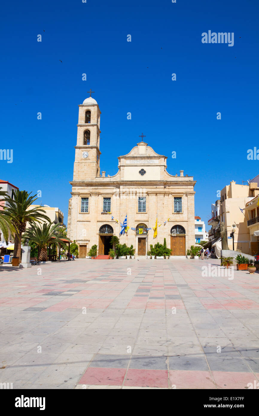 cathedral church, Chania, Crete Stock Photo