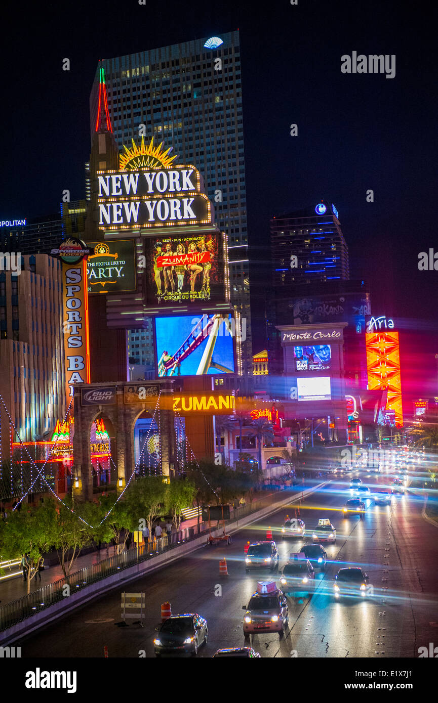 New York-New York Hotel & Casino in Las Vegas Stock Photo - Alamy