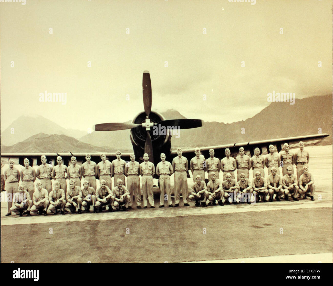 World War Two Squadron Stock Photo - Alamy