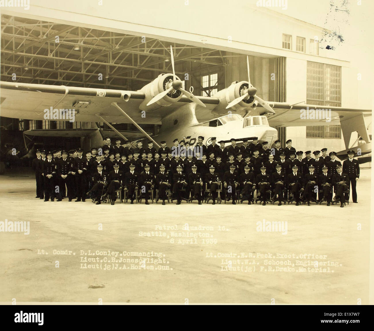 World War Two Squadron Stock Photo