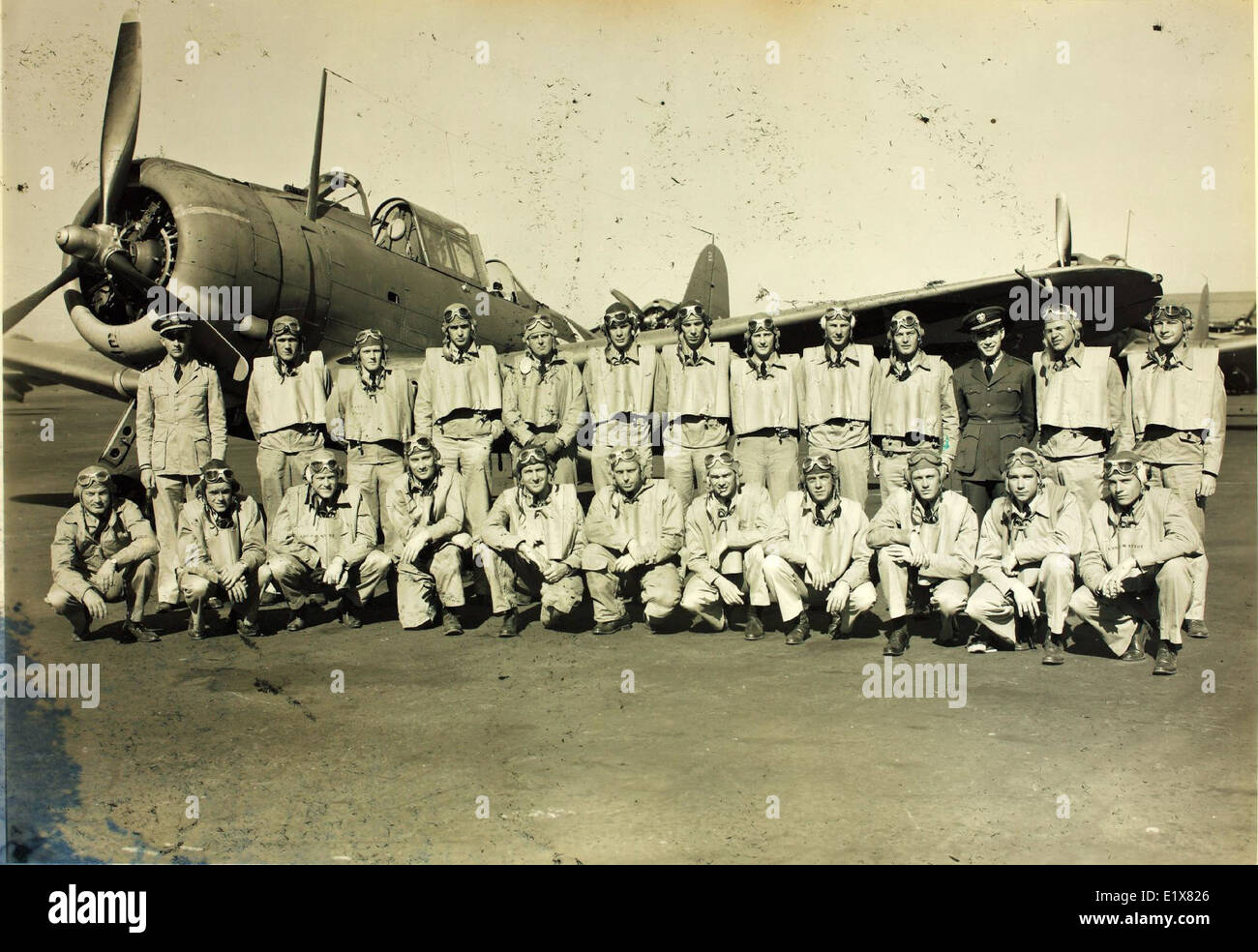 World War Two Squadron Stock Photo - Alamy