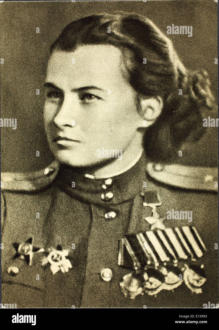 A historical image of Russian women pilots who served during World War ...