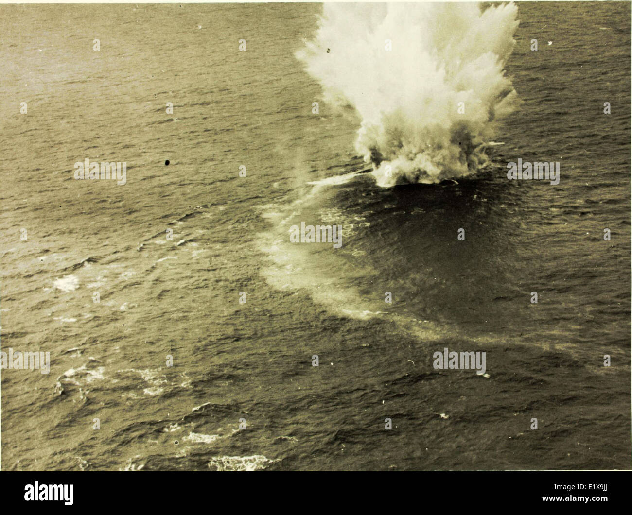 German U 848 Sinking By Vpb 107 Aircraft Stock Photo Alamy