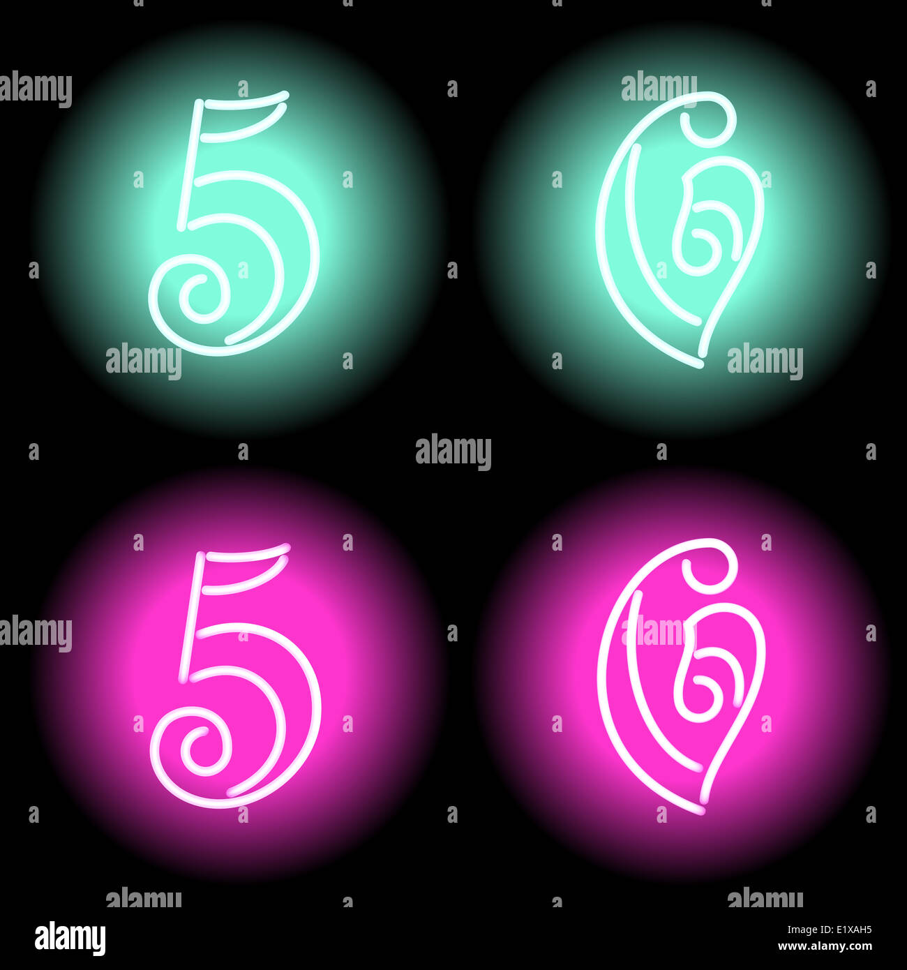 Neon glow art board hires stock photography and images Alamy