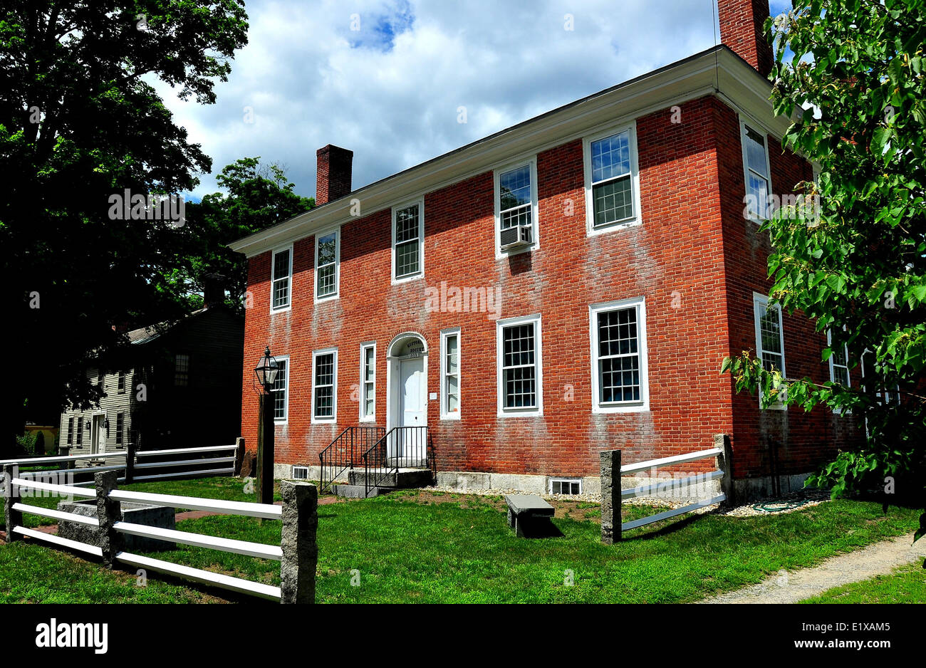 HANCOCK, NEW HAMPSHIRE The Historical Society headquarters Stock Photo