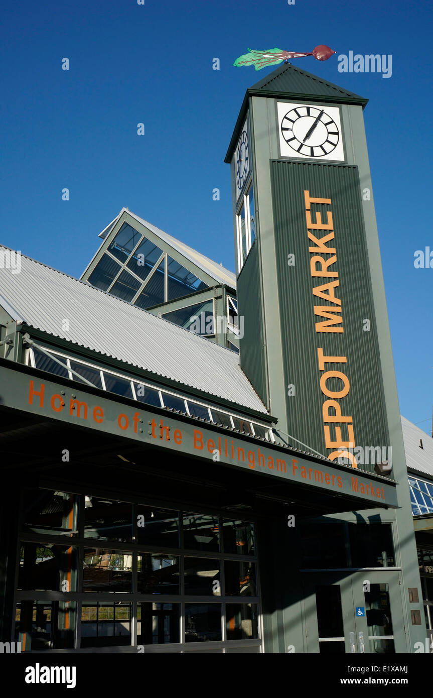 Depot Market building where weekly Farmers Market is held, Bellingham