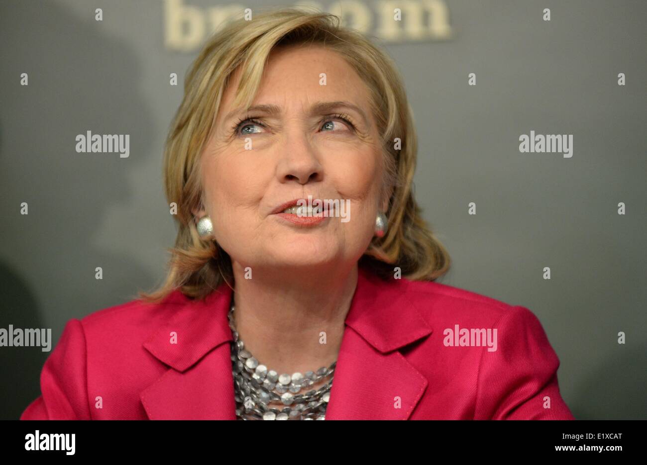 New York, NY, USA. 10th June, 2014. Hillary Clinton at instore appearance for Hillary Rodham