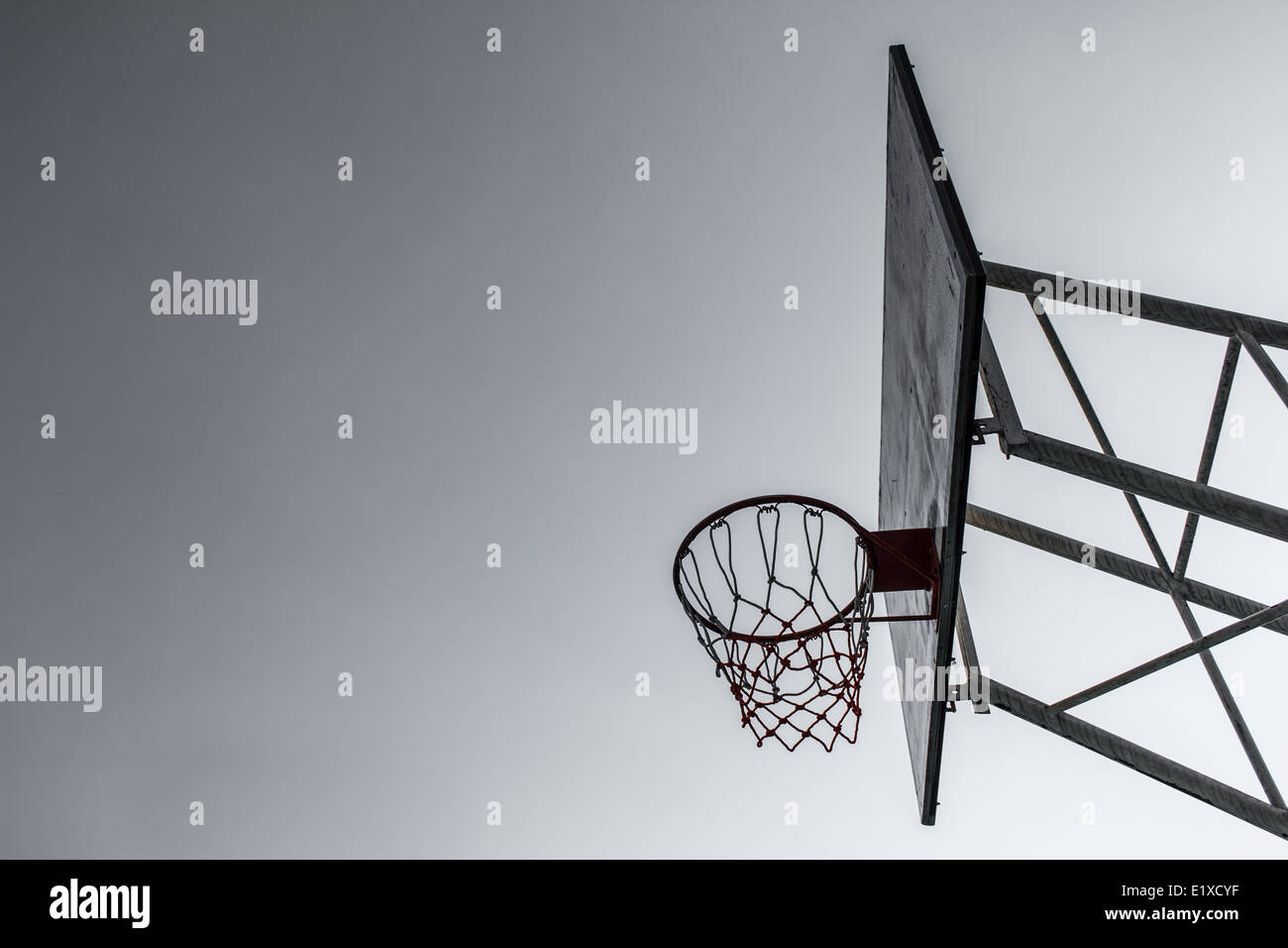 Basketball Hoop Aerial View High Resolution Stock Photography and