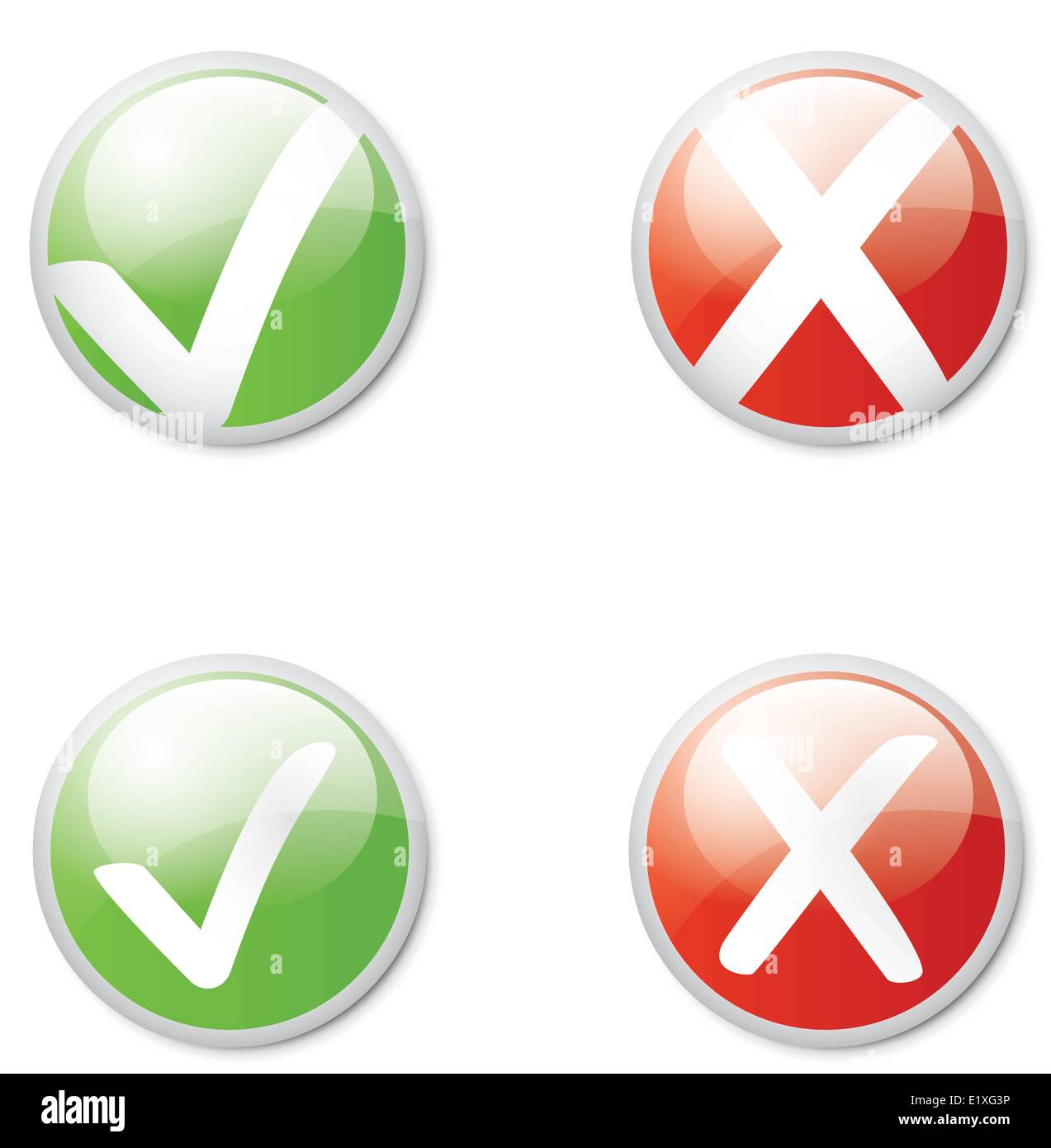 Check marks vector EPS10 Stock Vector Image & Art - Alamy