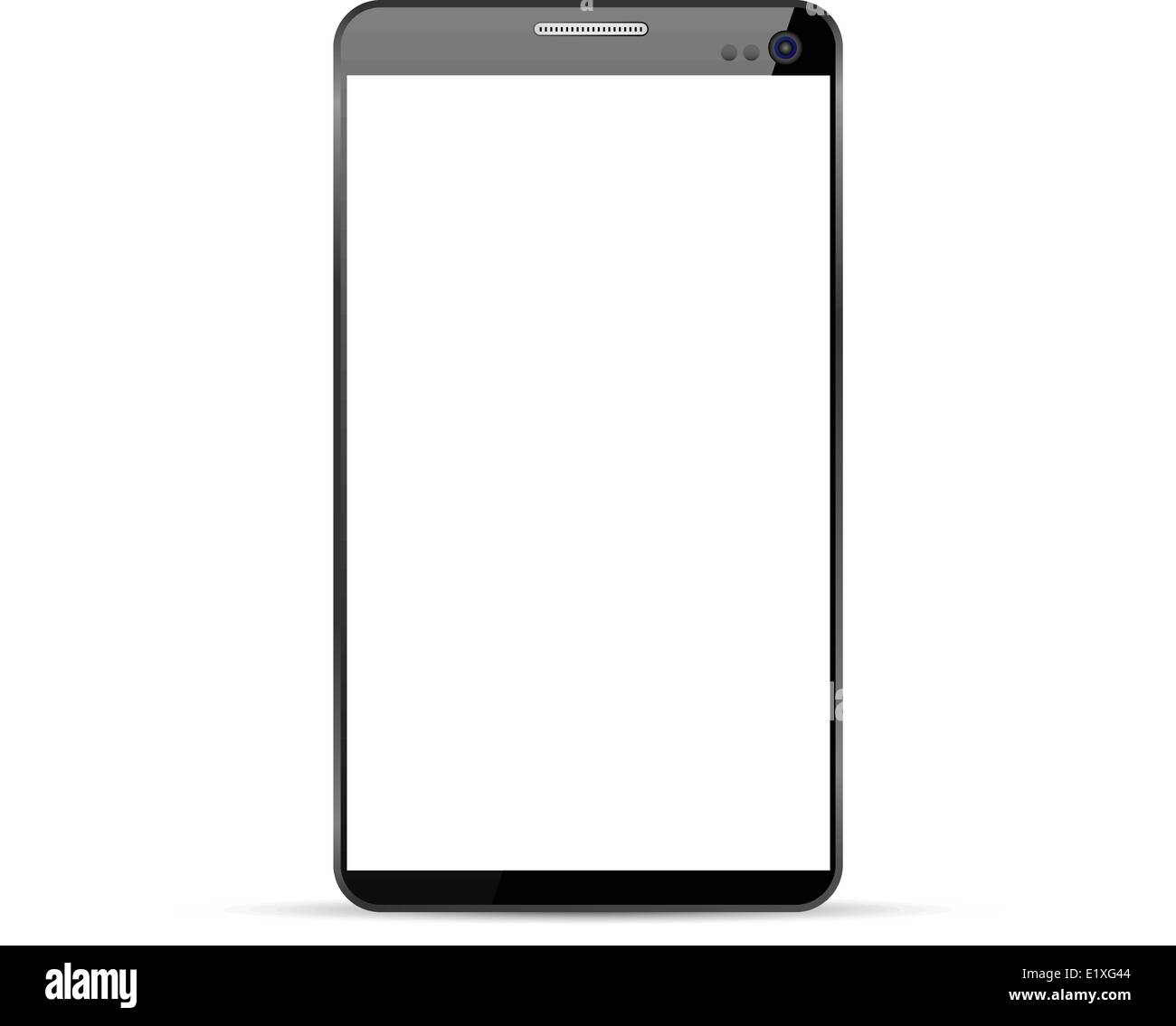 Isolated black smart phone vector EPS10 Stock Vector Image & Art - Alamy
