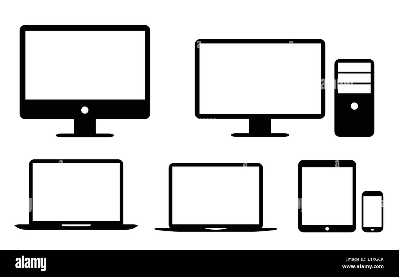Black flat UI design element icon vector eps10 Stock Vector Image & Art ...