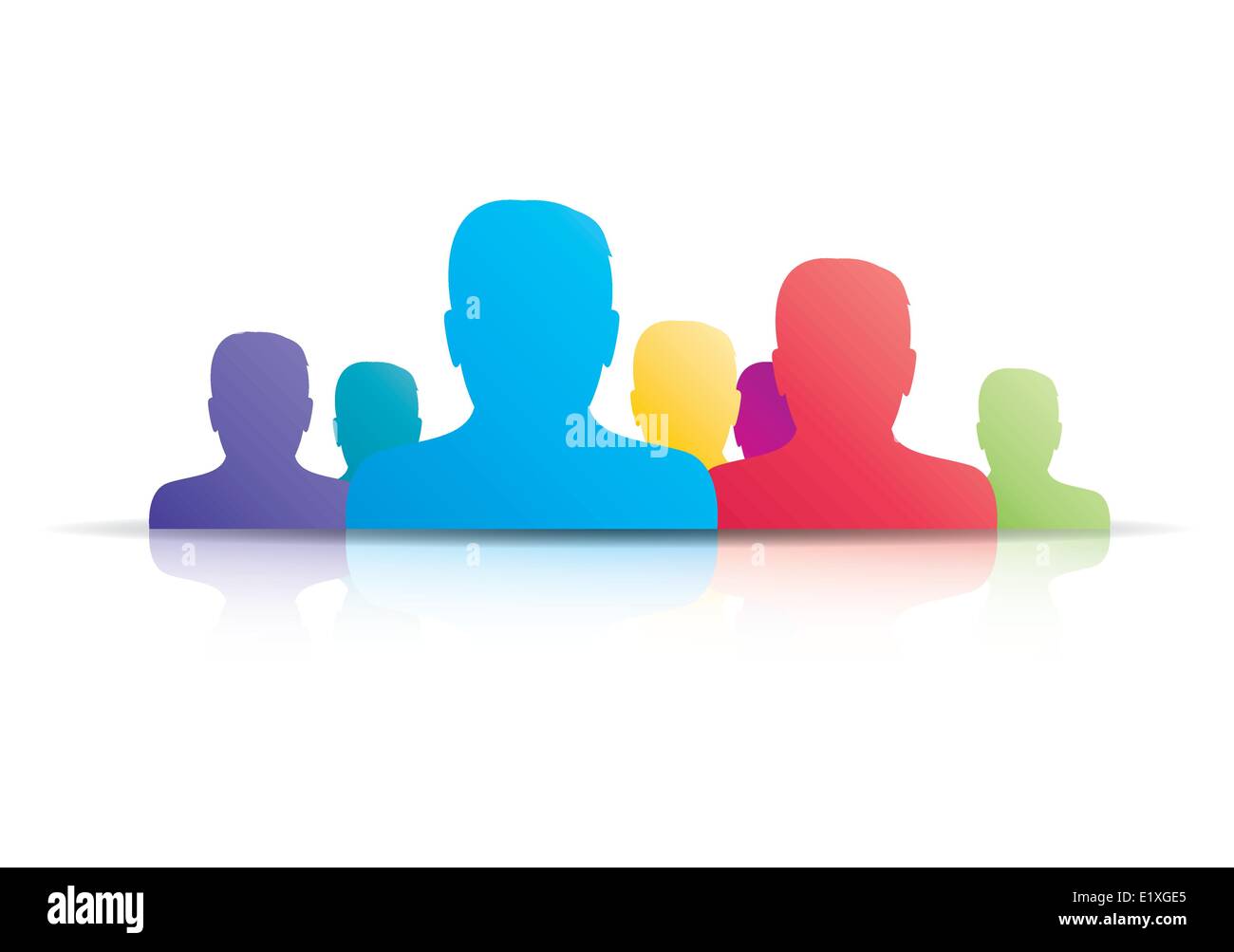 Businessman user social media icon group Stock Vector Image & Art - Alamy
