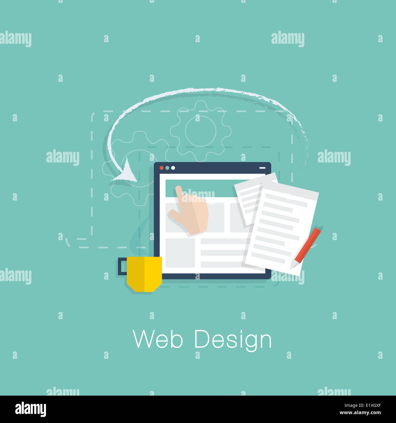 Engine development project Stock Vector Images - Alamy