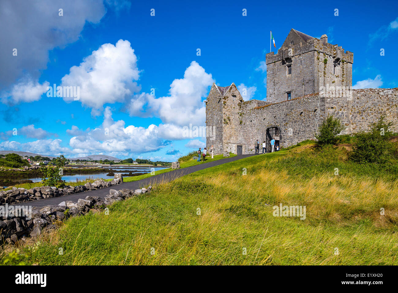 Ireland, Galway county, the Dunguaire castle Stock Photo