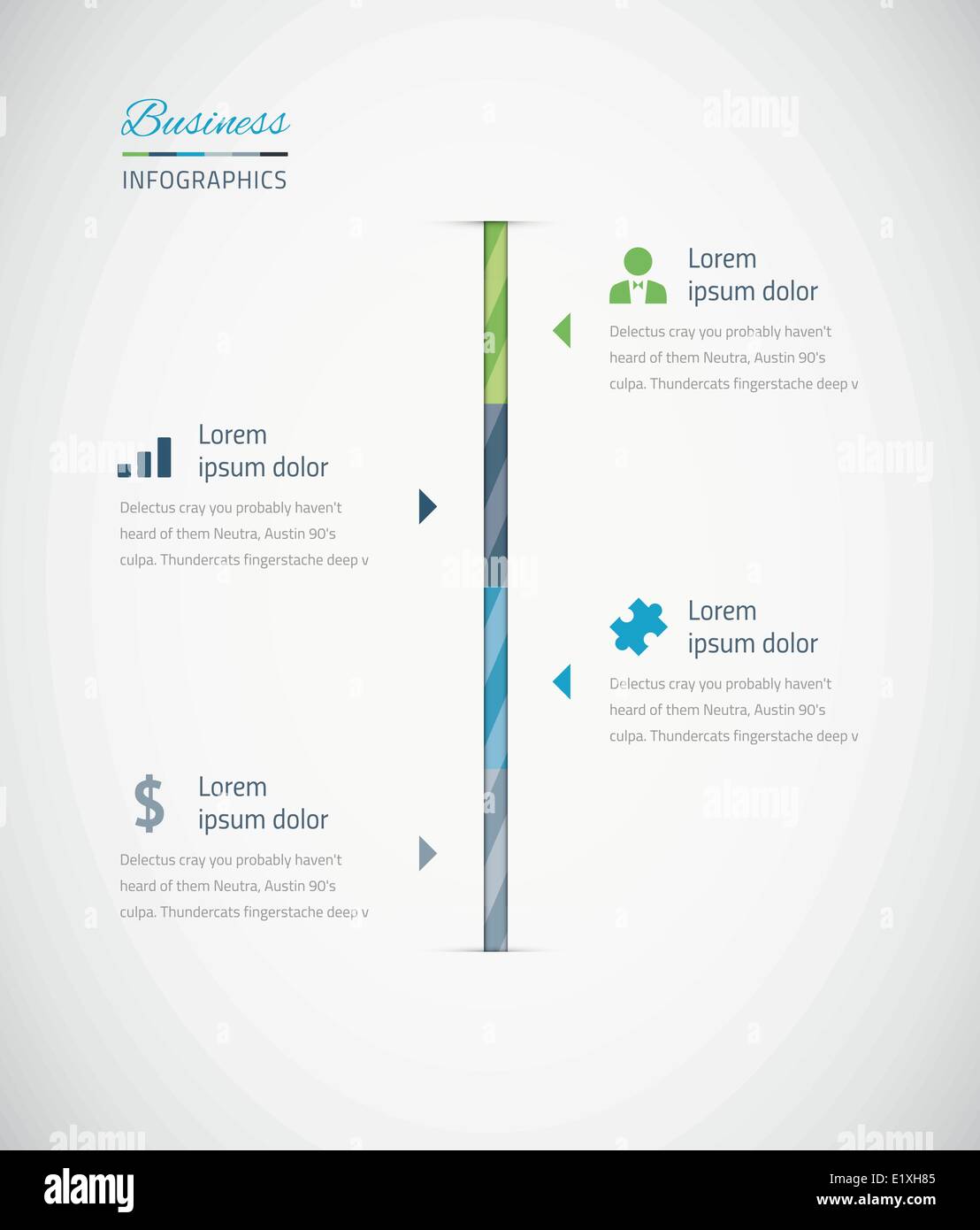 Infographic business timeline vector with icons Stock Vector Image ...