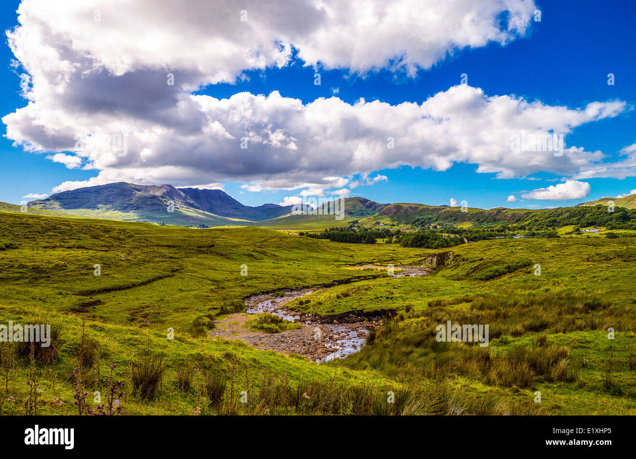 Ireland, Galway county, landscape of the Connemara area Stock Photo - Alamy