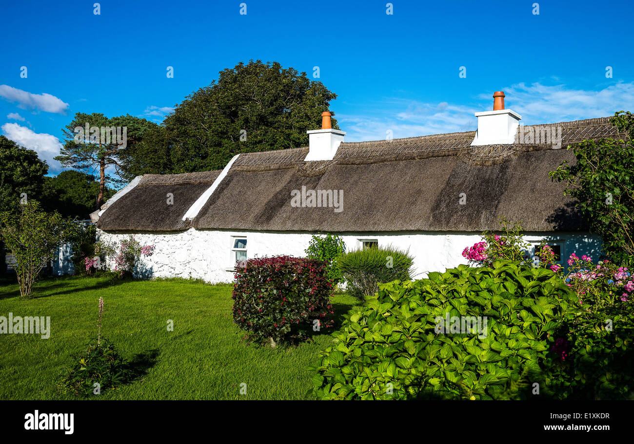 Ireland, Galway county, Connemara area, traditional country house near