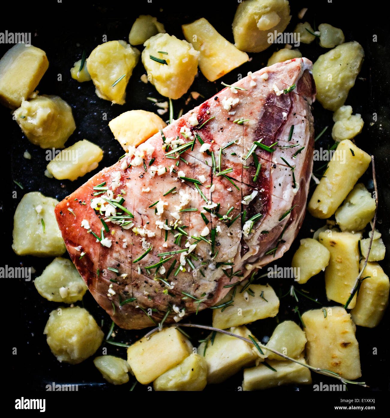 Roast Lamb Stock Photo - Alamy