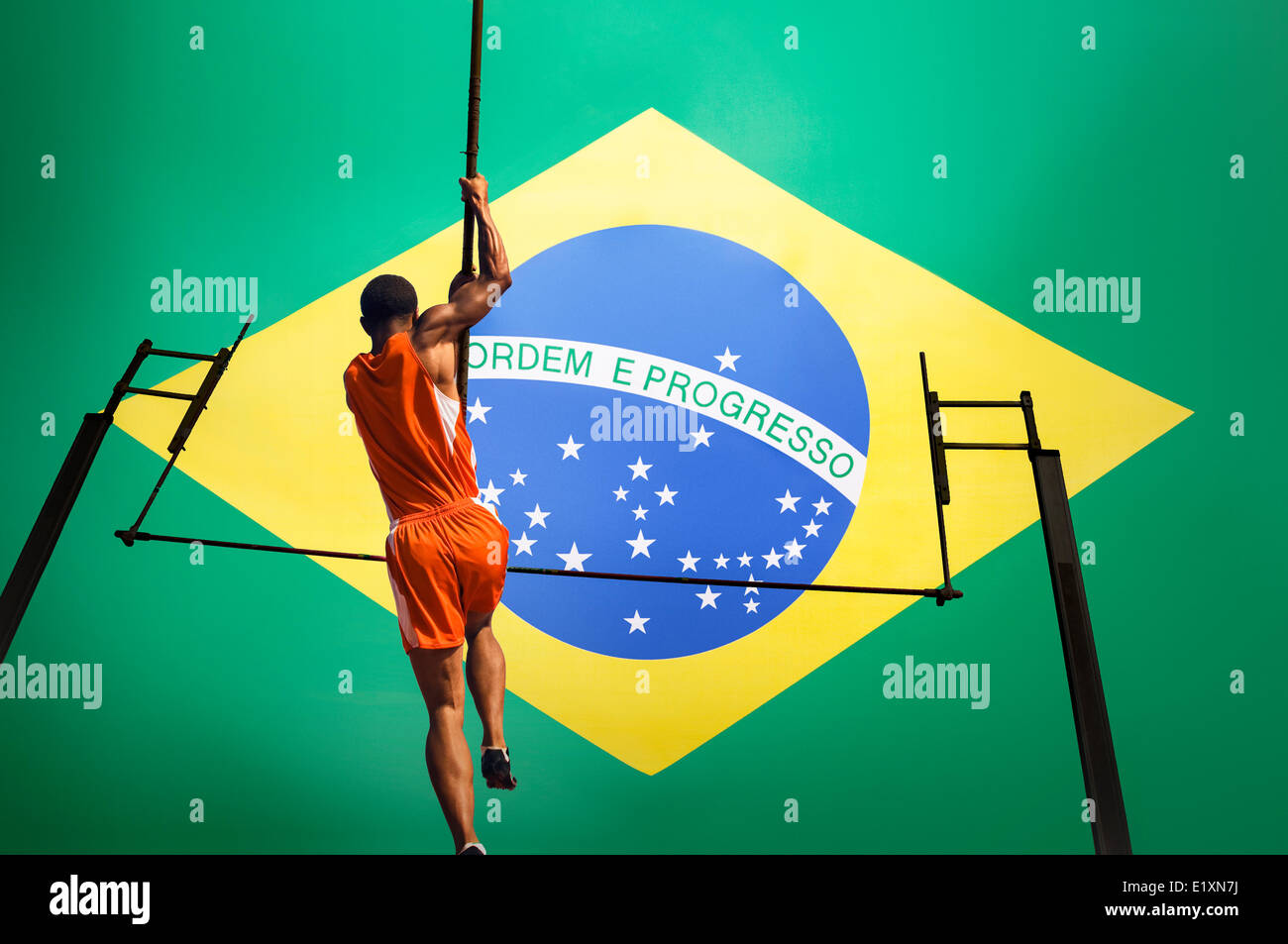 Jumping over the bar hires stock photography and images Alamy