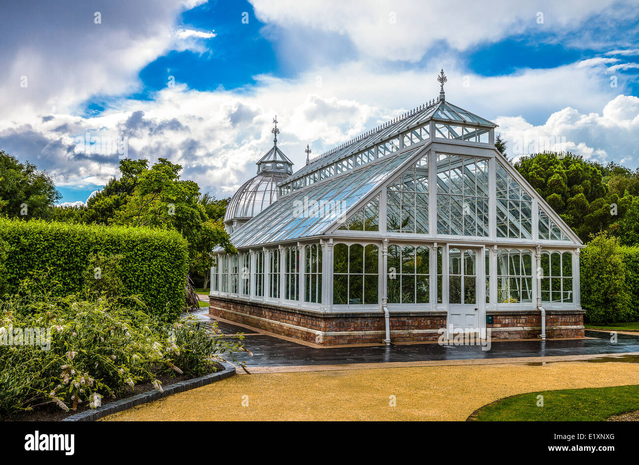 Ireland, Dublin county, the Victoria green house in the Malahide garden Stock Photo