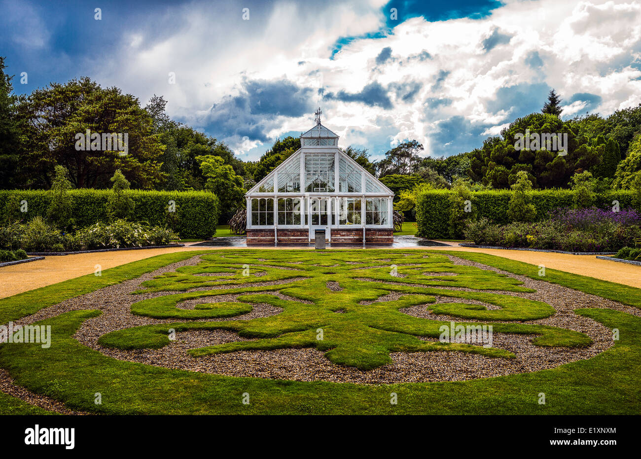 Ireland, Dublin county, the Victoria green house in the Malahide garden Stock Photo