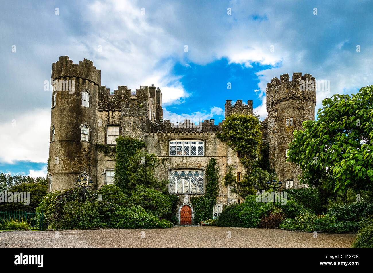 Ireland, Dublin county, the Malahide castle Stock Photo
