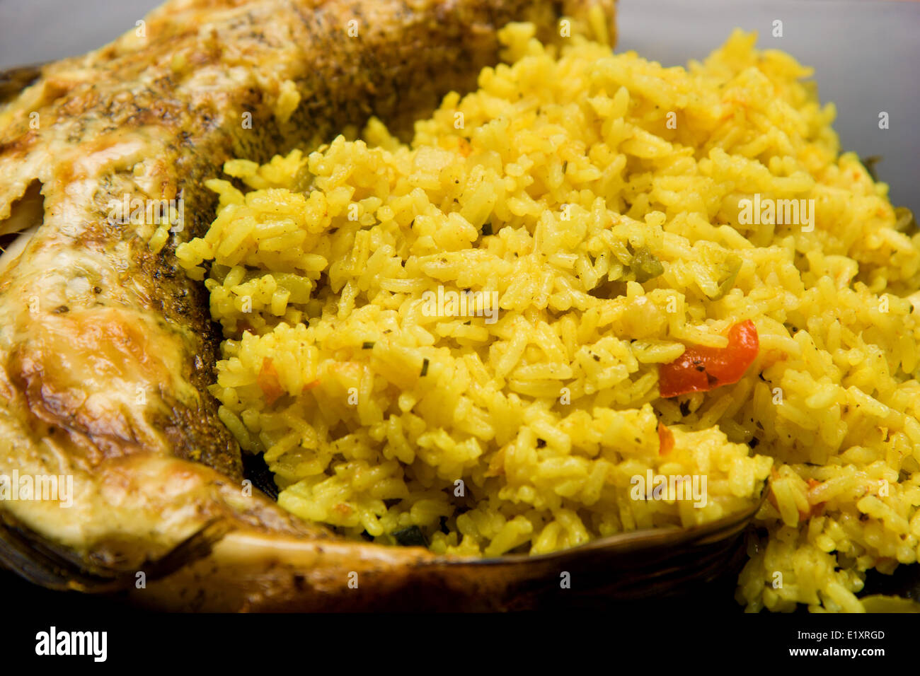 Indian Meal Fish Fried Rice High Resolution Stock Photography and ...