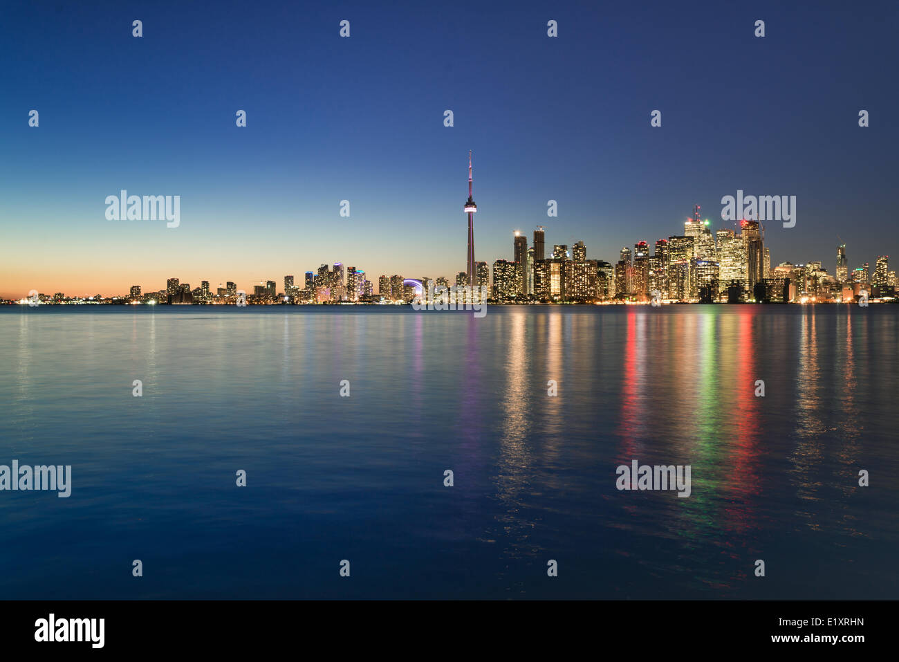 Night scene of downtown Toronto Stock Photo - Alamy