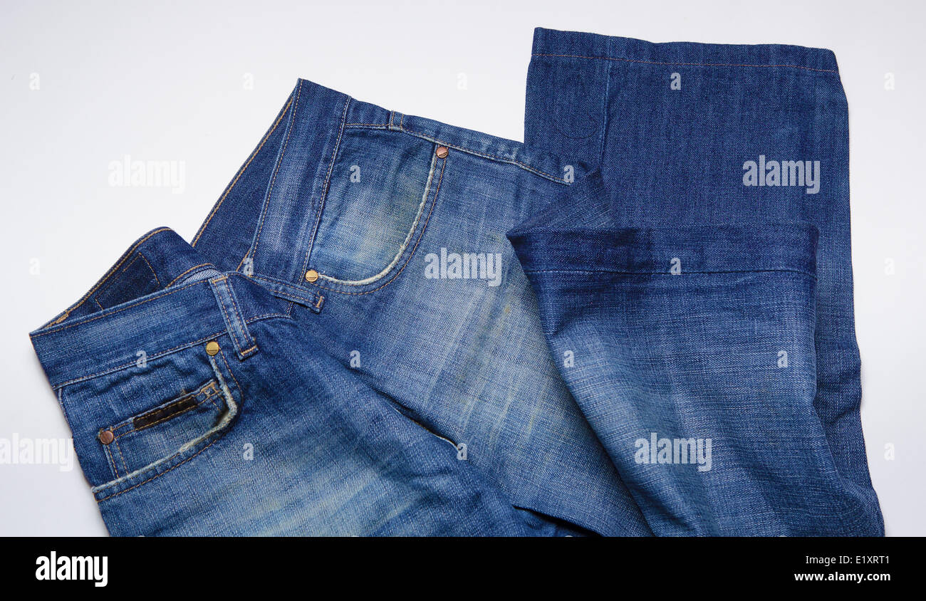 Dirty men's jeans Stock Photo - Alamy