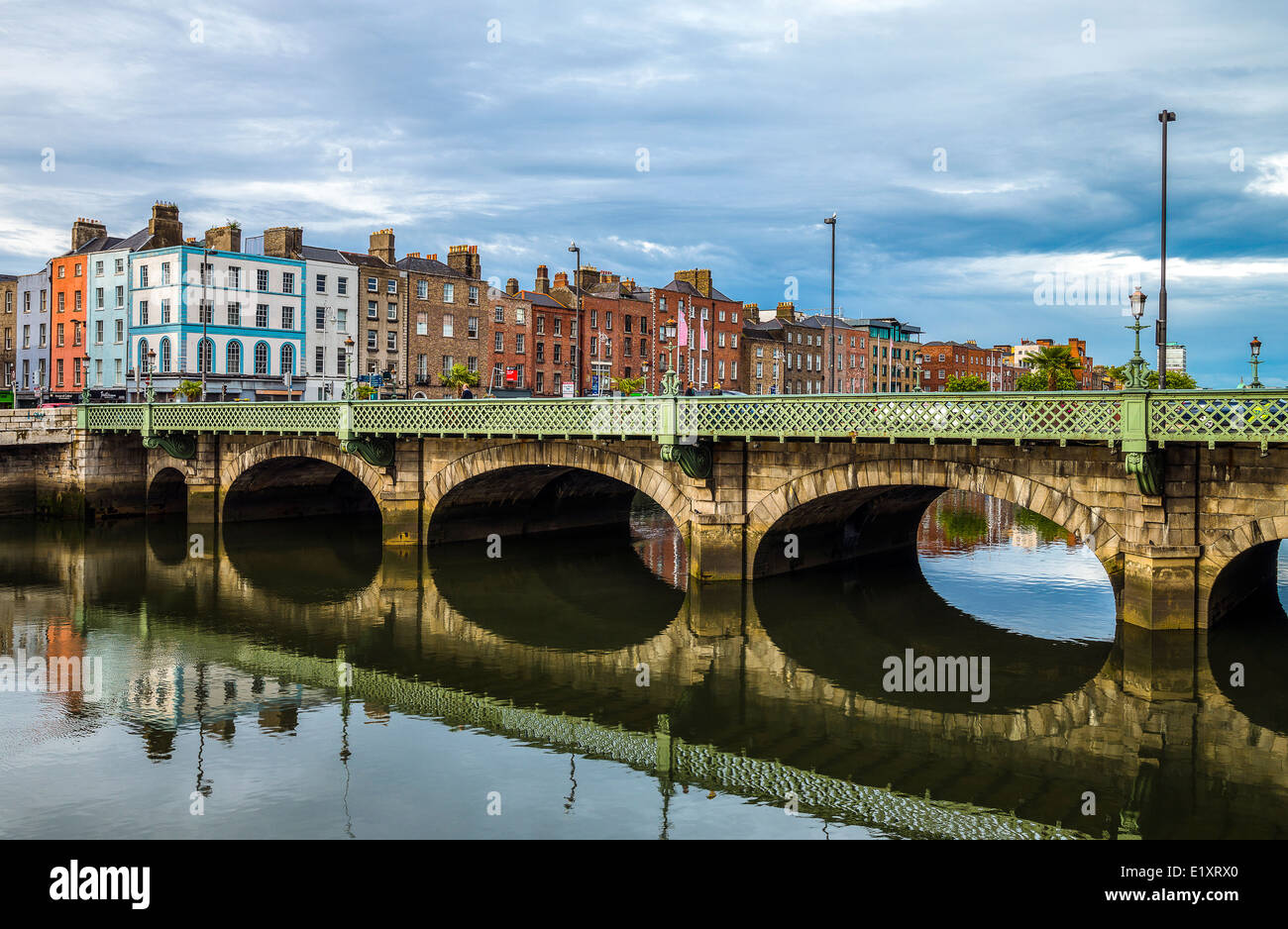 Ireland, Dublin, the Essex bridge Stock Photo
