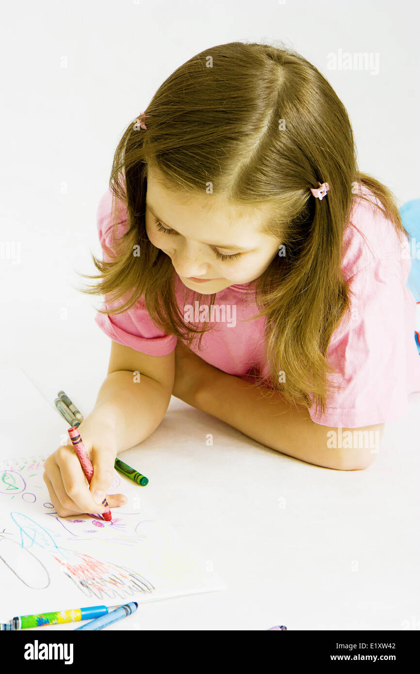Child drawing hi-res stock photography and images - Alamy