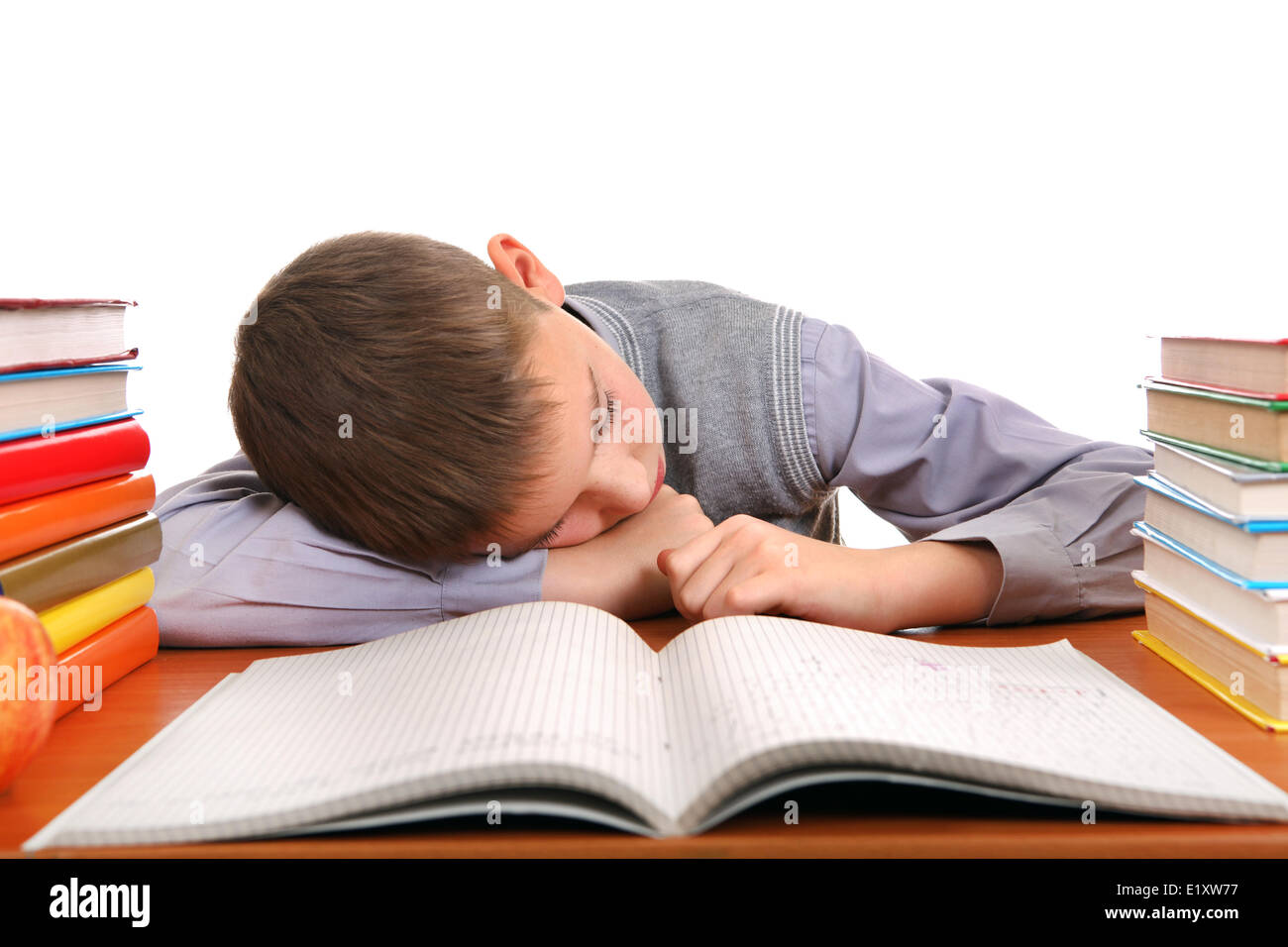 Boy teen asleep desk hi-res stock photography and images - Page 2 - Alamy