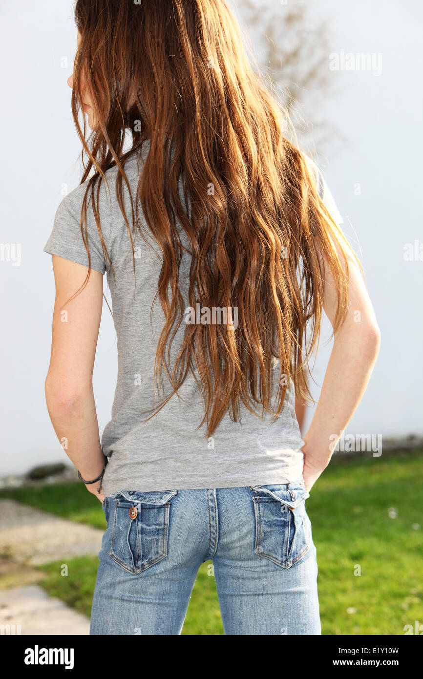 puberty girl A girl in puberty Stock Photo - Alamy