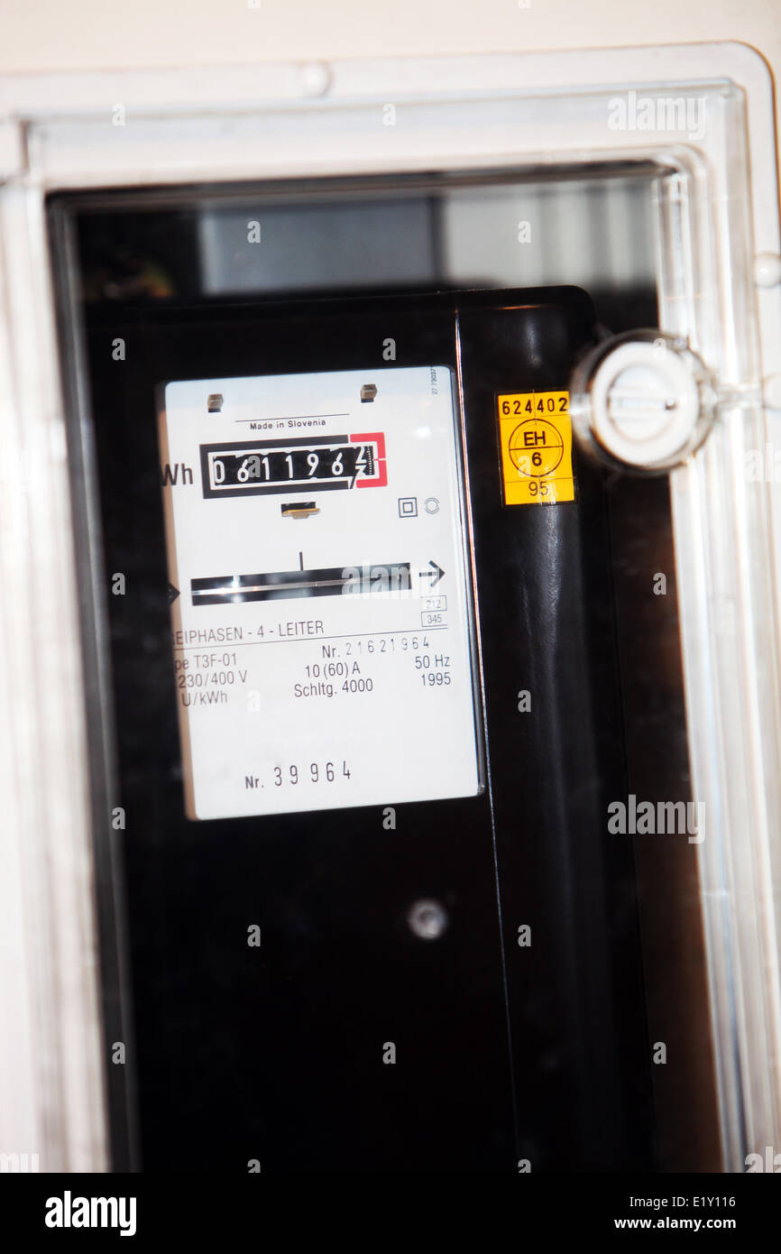 electric meter Stock Photo