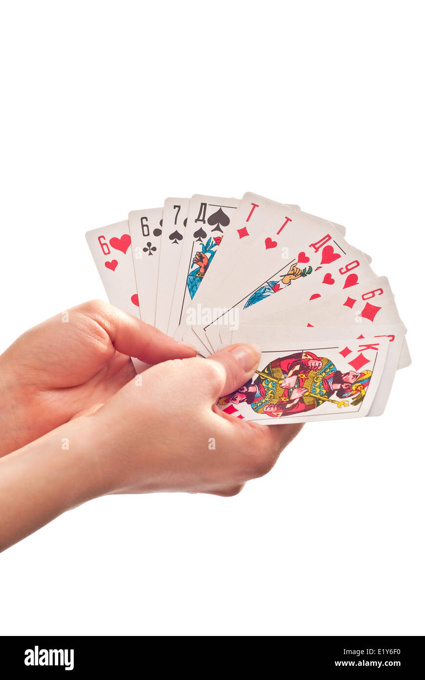Playing cards cut out hires stock photography and images Alamy