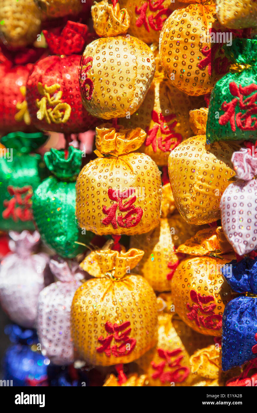 Chinese New Year decorations at Fa Yuen Street Market, Mongkok, Kowloon