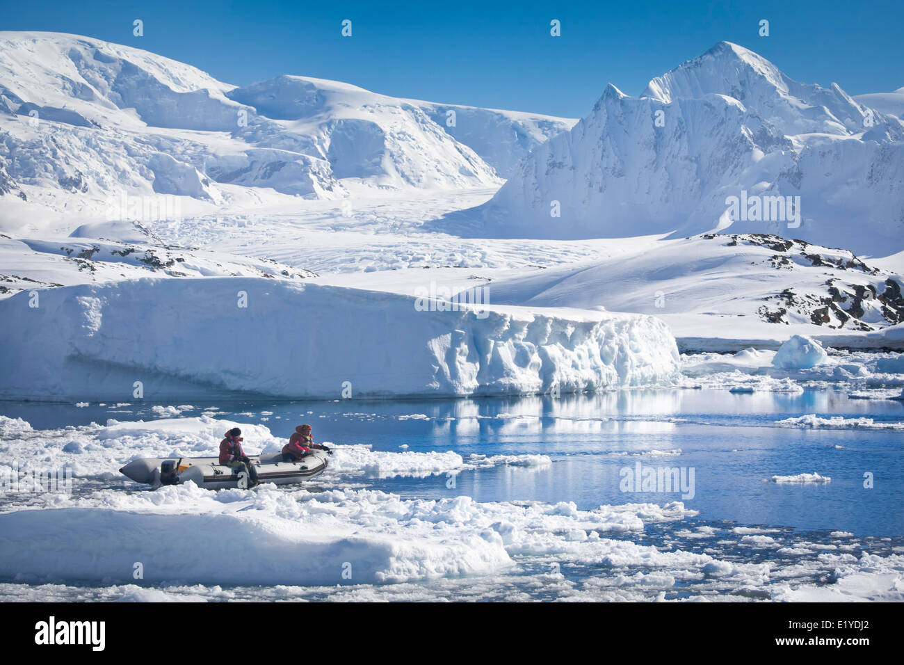 Two men fishing in motor boat hi-res stock photography and images - Alamy