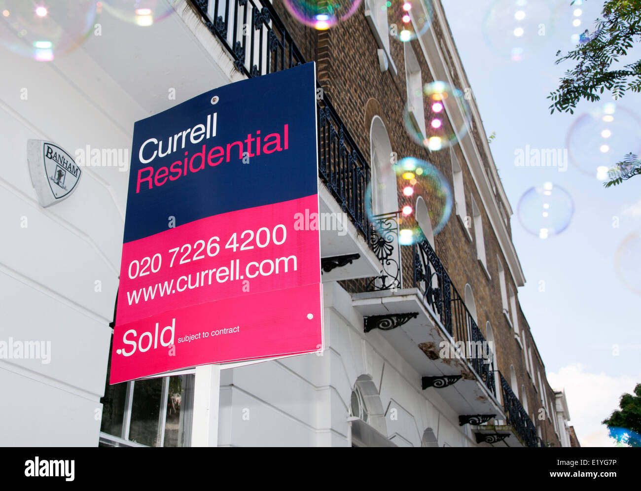 House price bubble developing in London property market Stock Photo Alamy
