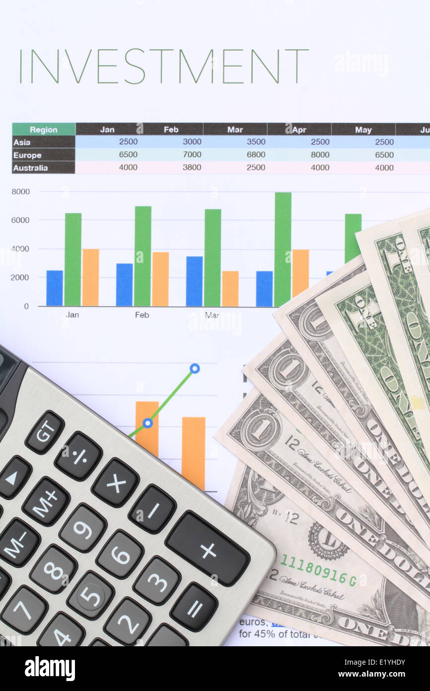 Cash flow provided from investment activities Stock Photo Alamy