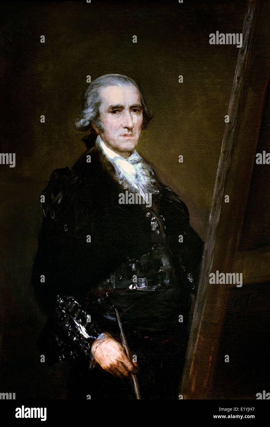 Portrait of Francisco Bayeu 1786 Francisco de Goya Y Lucientes 1746-1828 Spanish Stock Photo