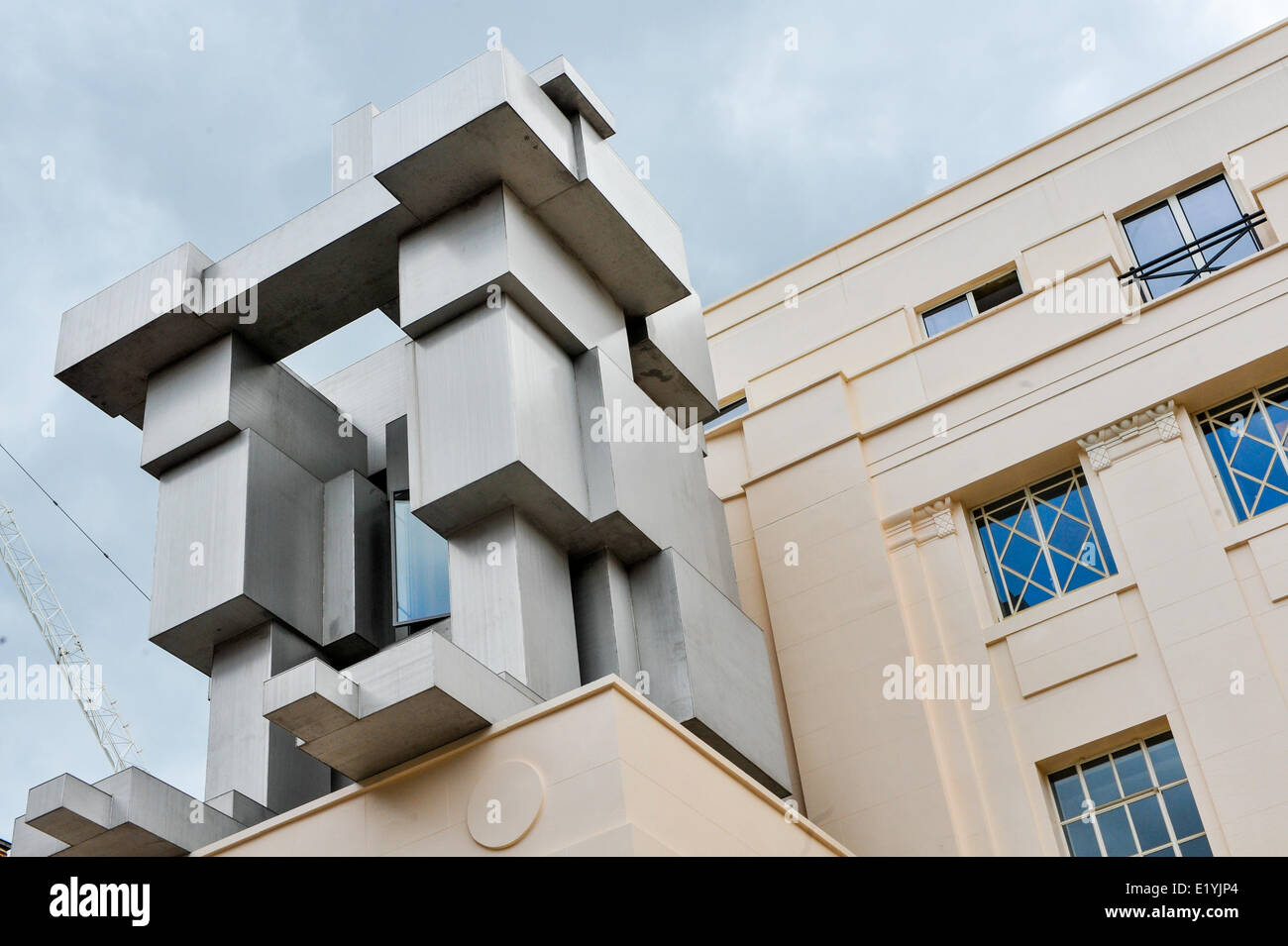 Mayfair, London, UK. 11th June 2014. The sculpture by Antony Gormley