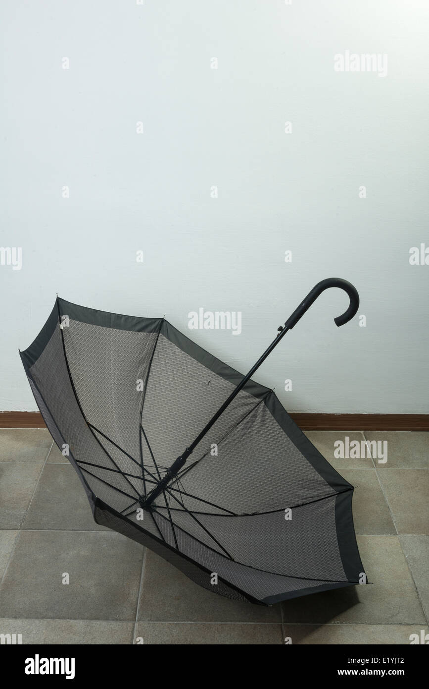 umbrella on the floor Stock Photo Alamy