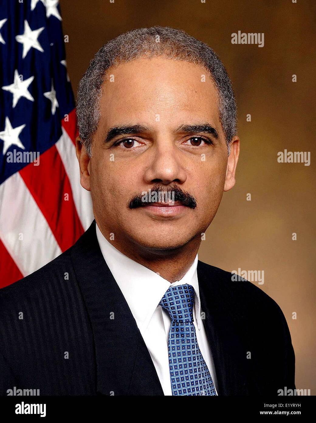 United States Department of Justice Attorney General Eric H. Holder, Jr. Stock Photo
