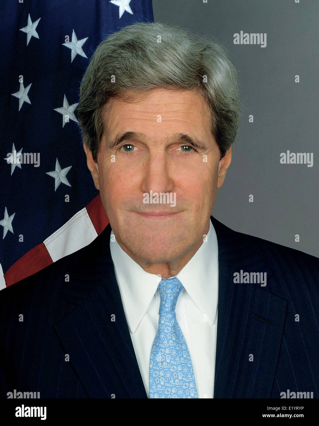 United States Department of State Secretary John Kerry Stock Photo