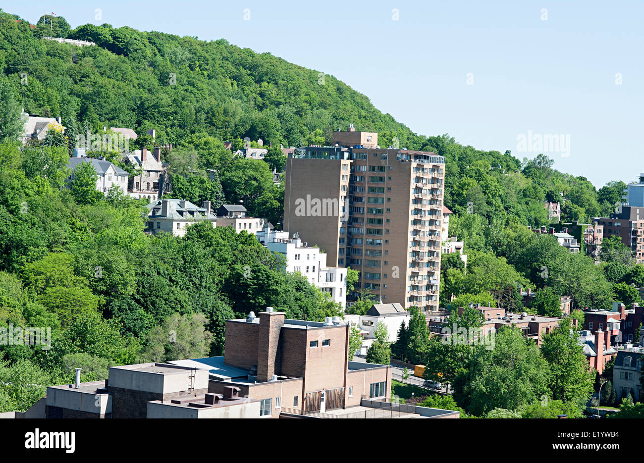 View of Westmount, a suburb of Montreal a gem in greater metropolitan