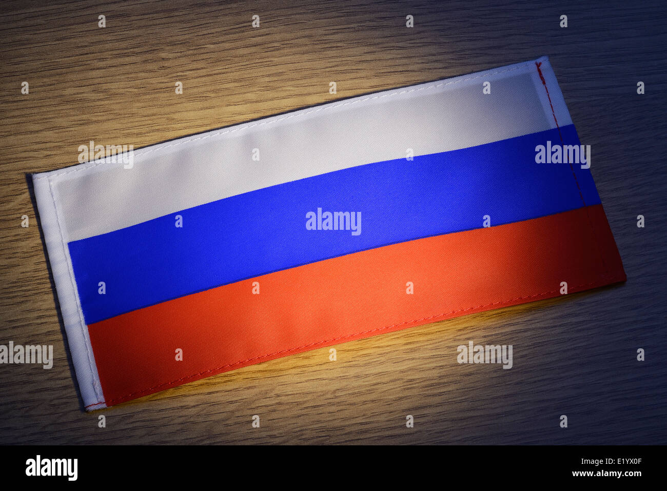 Russia national flag Stock Photo