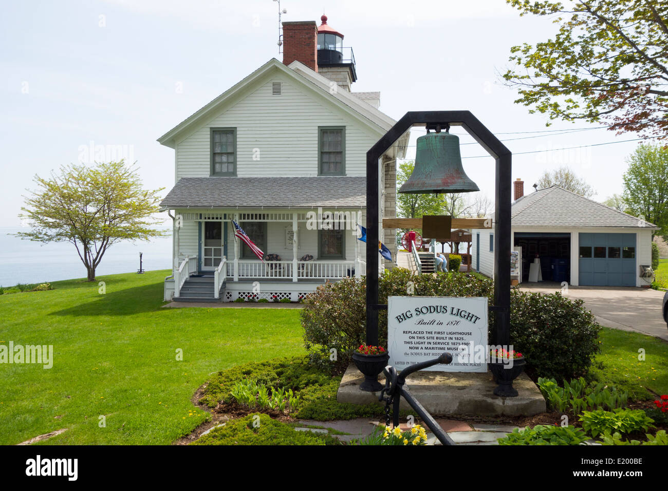 Sodus bay lighthouse museum in New York state Stock Photo Alamy