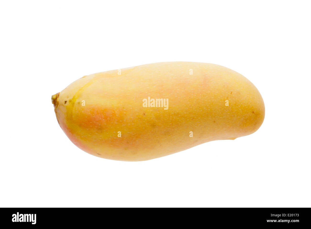 Ripe mango isolated on white background Stock Photo - Alamy